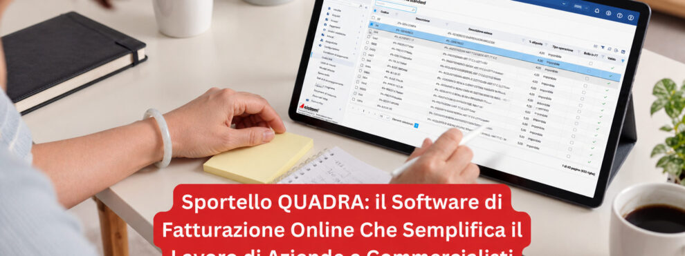 Sportello QUADRA Software Fatturazione Online Quadra Gestionale SISTEMI Quadra Fatture in Cloud